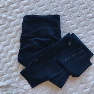 Lululemon Fast and Free Crop Leggings